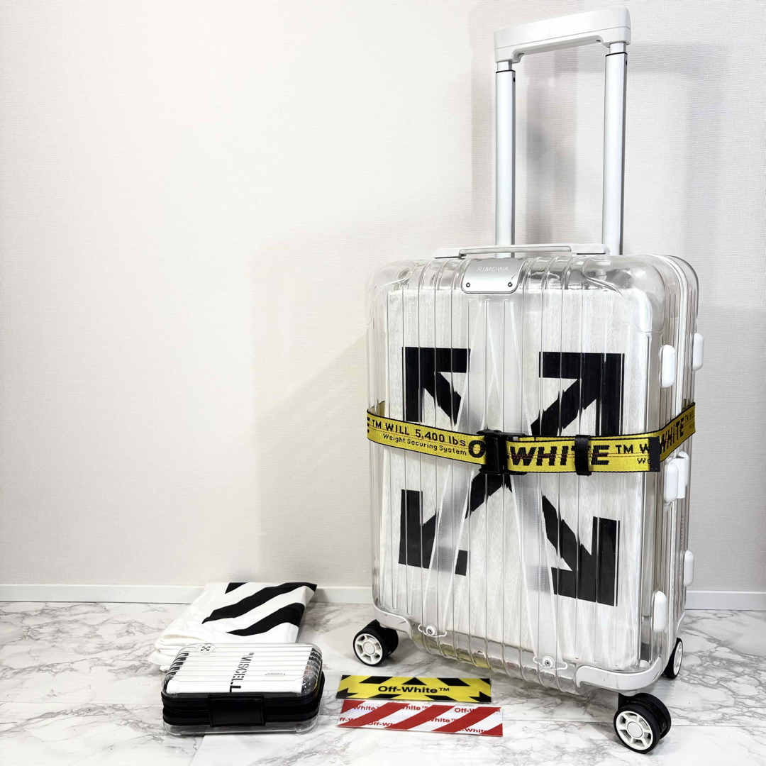 Off-White - 美品 RIMOWA OFF-WHITE 36L キャリーケース 4輪 Off-White - 美品 RIMOWA OFF-WHITE 36L キャリーケース 4輪