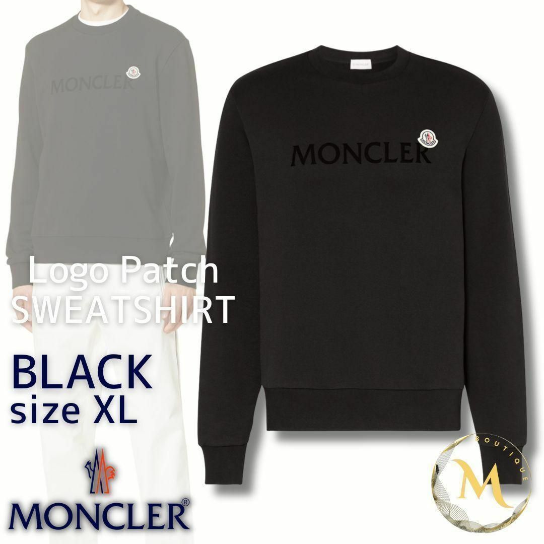MONCLER - 未使用タグ付き☆MONCLER レタリングスウェット XL MONCLER - 未使用タグ付き☆MONCLER レタリングスウェット XL