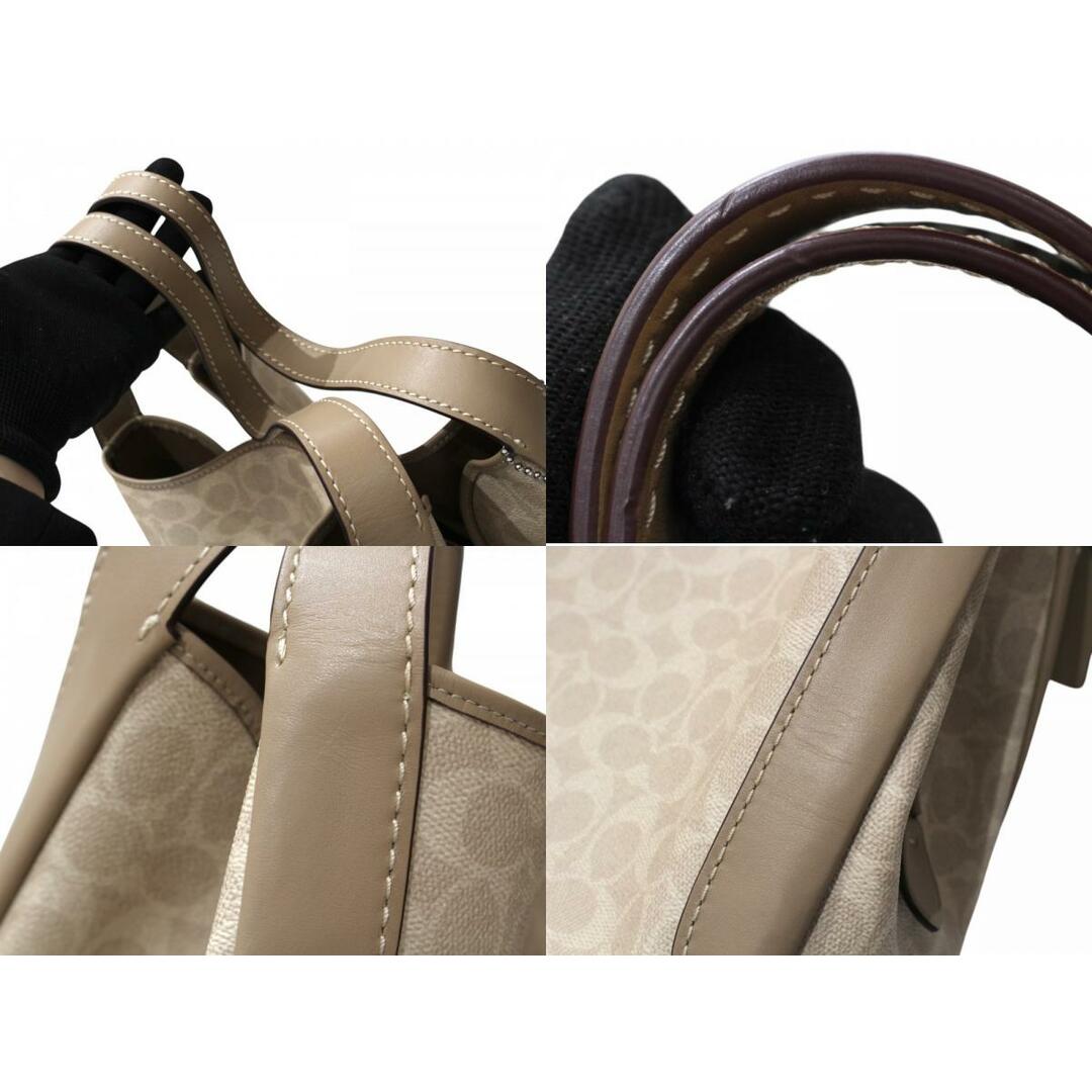COACH - 【布袋あり】COACH コーチ シグネチャーハンドバッグ COACH - 【布袋あり】COACH コーチ シグネチャーハンドバッグ
