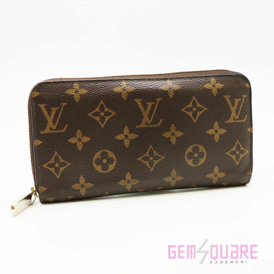 LOUIS VUITTON - ルイヴィトン モノグラム ジッピーウォレット フューシャ 長財布 中古 M41895