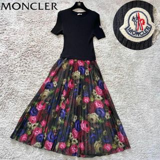 MONCLER - 18万MONCLER HYKE モンクレールハイクプリーツマキシ MONCLER - 18万MONCLER HYKE モンクレールハイクプリーツマキシ