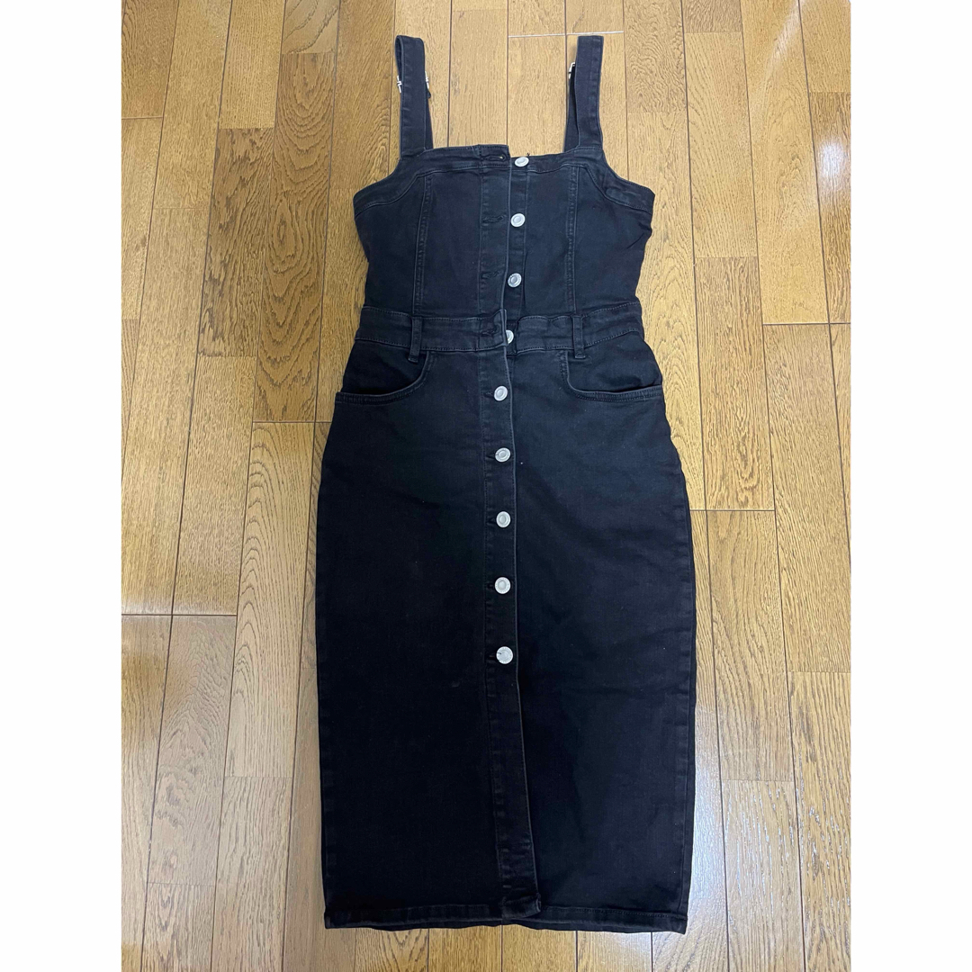 ZARA - 新品未使用 ZARA 黒デニムタイト ワンピース Sの通販 by ZARA - 新品未使用 ZARA 黒デニムタイト ワンピース Sの通販 by
