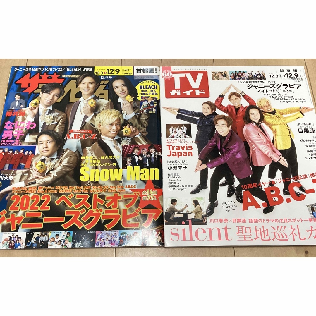 Johnny's(ジャニーズ)の週刊ザテレビジョン TVガイド エンタメ/ホビーの雑誌(音楽/芸能)の商品写真