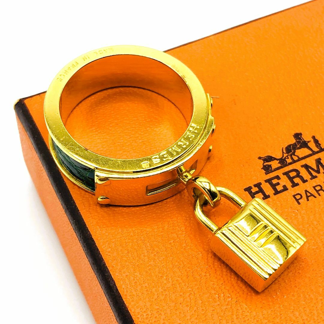 HERMES - HERMES エルメス スカーフリング ケリーカデナ HERMES - HERMES エルメス スカーフリング ケリーカデナ