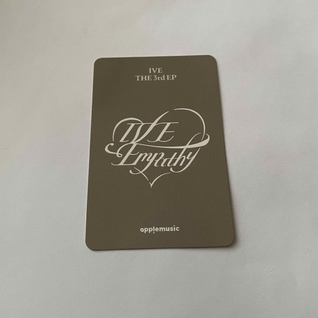 IVE - IVE empathy applemusic ウォニョン トレカの通販 by k IVE - IVE empathy applemusic ウォニョン トレカの通販 by k