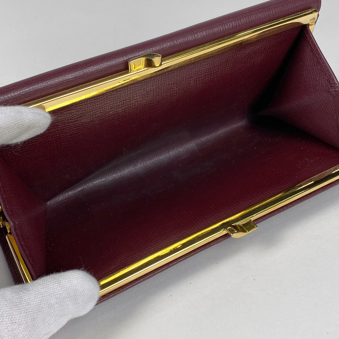 Cartier - 【在庫一掃】 カルティエ マストライン 三つ折り 長 Cartier - 【在庫一掃】 カルティエ マストライン 三つ折り 長