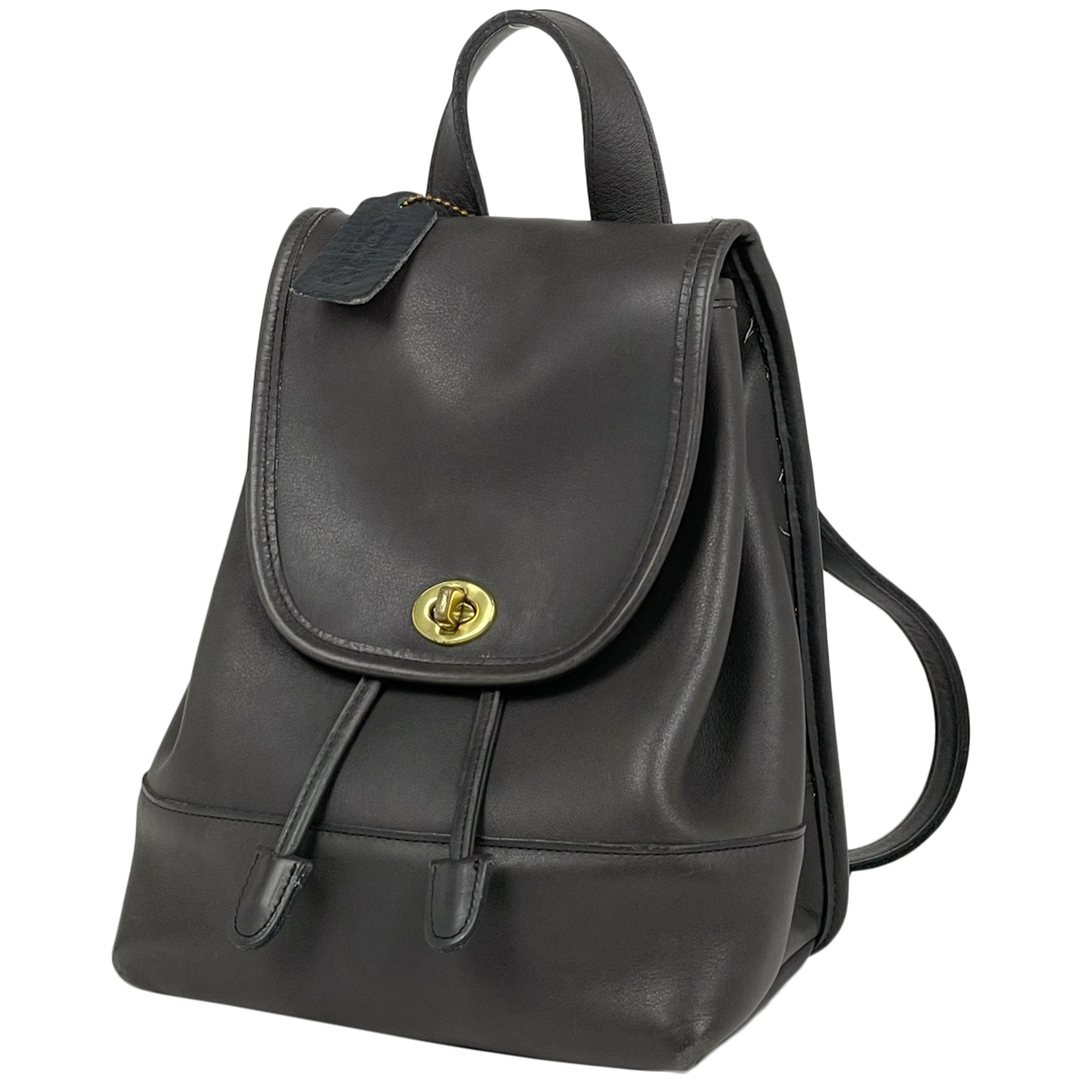 COACH - 【在庫一掃】 コーチ ロゴ リュックサック 【中古】の COACH - 【在庫一掃】 コーチ ロゴ リュックサック 【中古】の