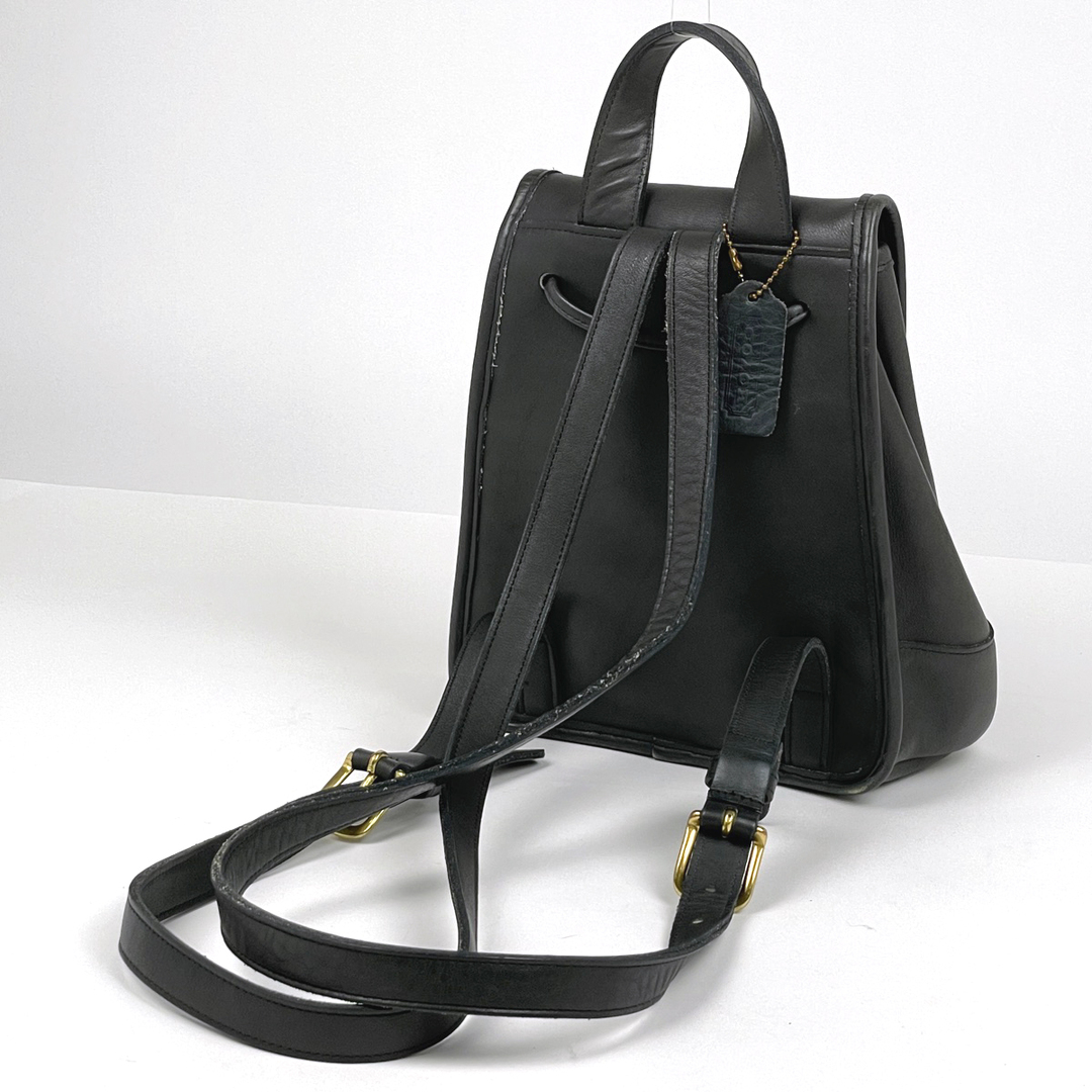COACH - 【在庫一掃】 コーチ ロゴ リュックサック 【中古】の COACH - 【在庫一掃】 コーチ ロゴ リュックサック 【中古】の