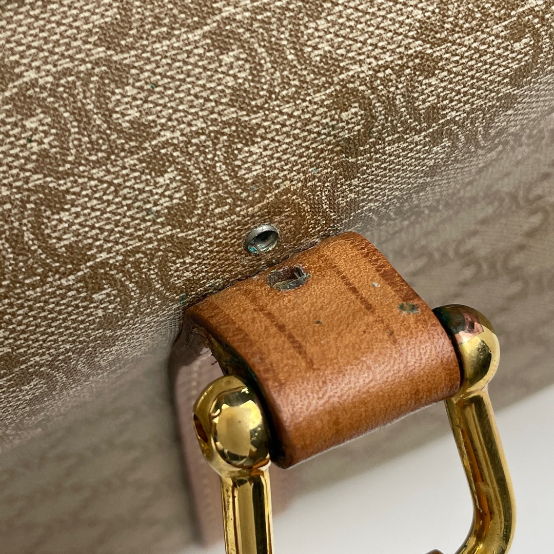 CELINE - 【在庫一掃】 セリーヌ マカダム柄 ボストンバッグ CELINE - 【在庫一掃】 セリーヌ マカダム柄 ボストンバッグ