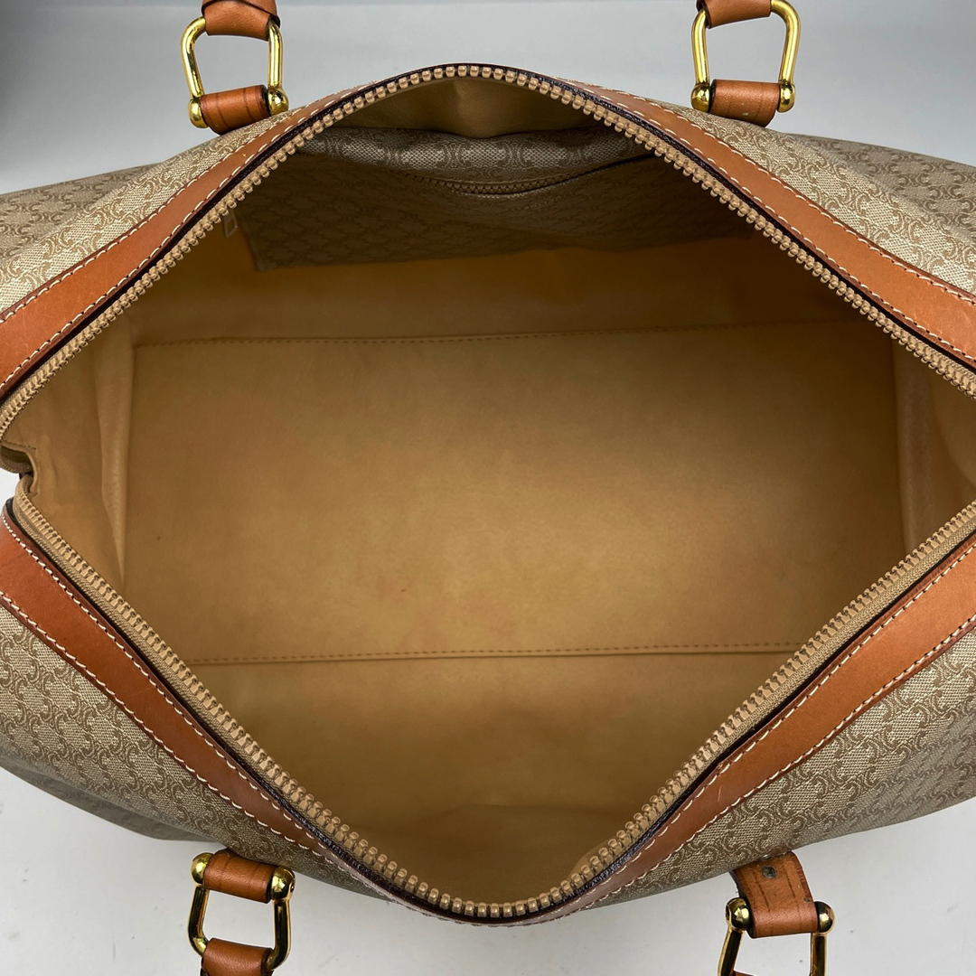 CELINE - 【在庫一掃】 セリーヌ マカダム柄 ボストンバッグ CELINE - 【在庫一掃】 セリーヌ マカダム柄 ボストンバッグ