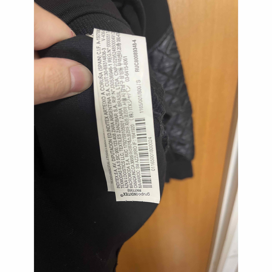 ZARA - ZARA オーバーサイズ 黒 パーカー キルティングの通販 by ZARA - ZARA オーバーサイズ 黒 パーカー キルティングの通販 by