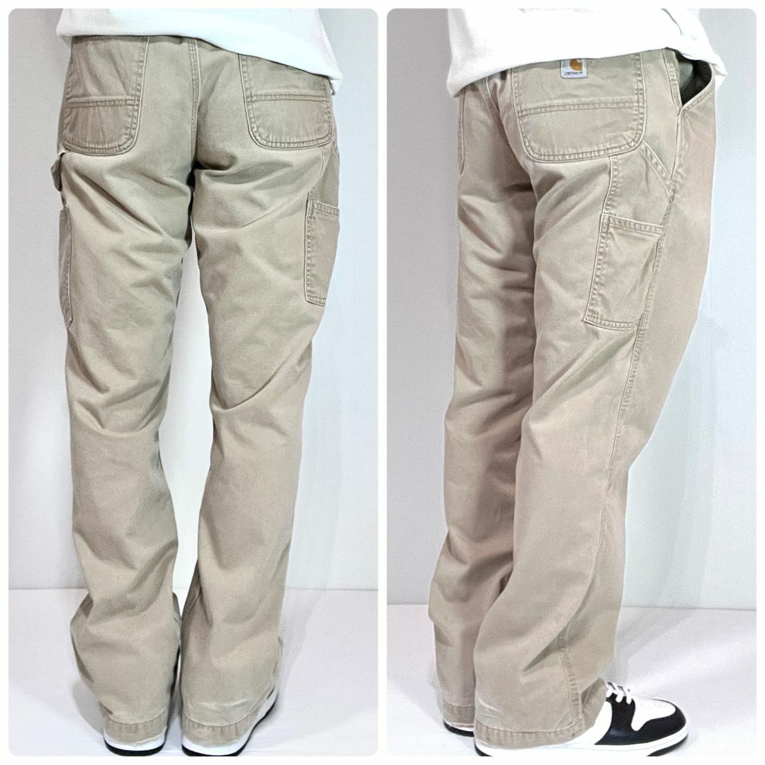 carhartt - カーハート W36 L32 DKH ベージュ コットンツイル carhartt - カーハート W36 L32 DKH ベージュ コットンツイル