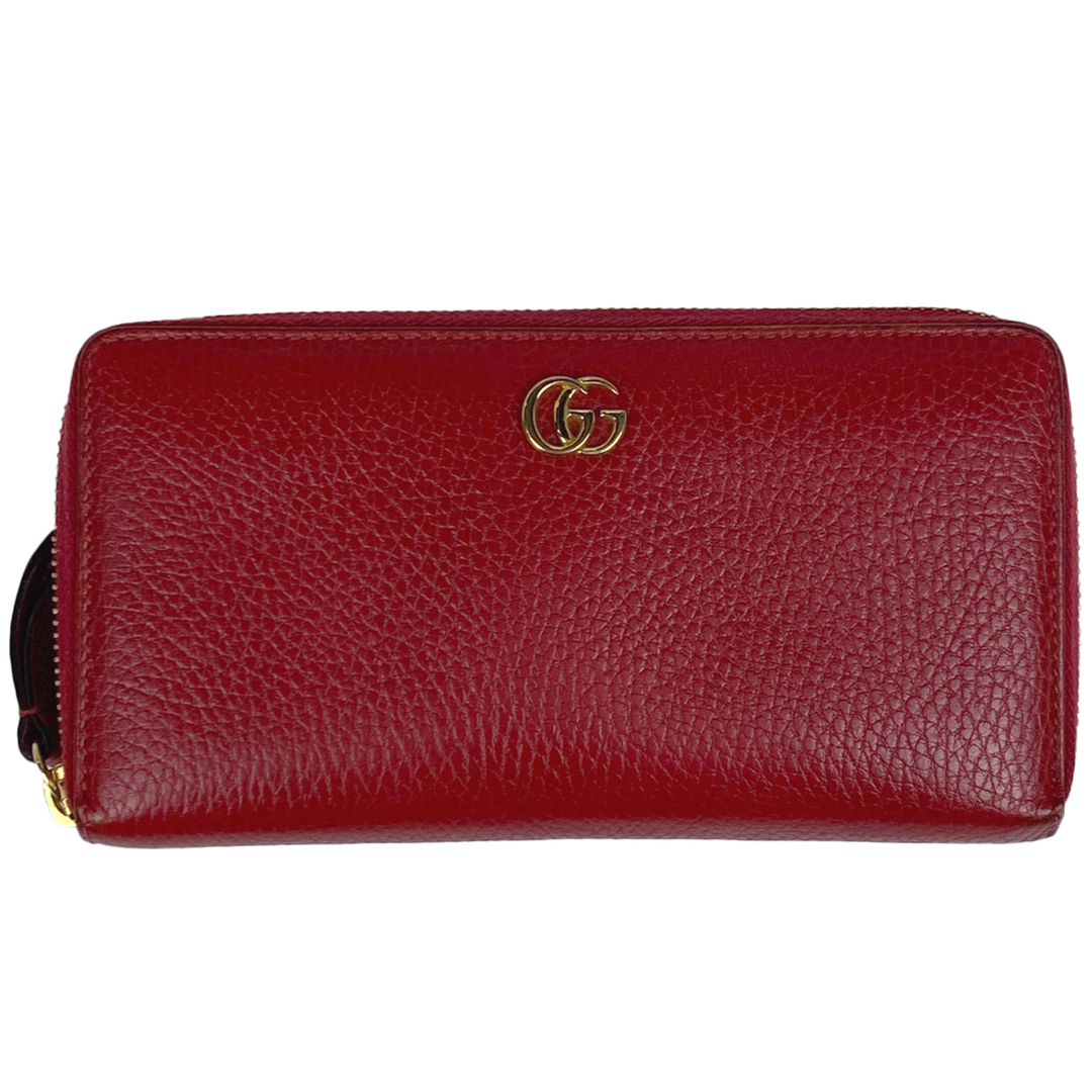 GUCCI - 【在庫一掃】 グッチ GGマーモント ラウンドファスナー GUCCI - 【在庫一掃】 グッチ GGマーモント ラウンドファスナー