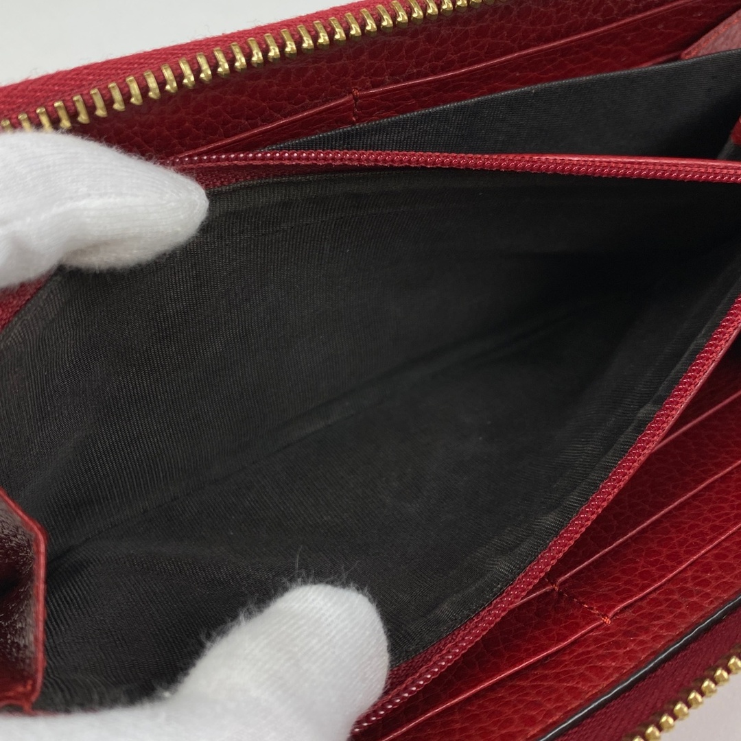 GUCCI - 【在庫一掃】 グッチ GGマーモント ラウンドファスナー GUCCI - 【在庫一掃】 グッチ GGマーモント ラウンドファスナー