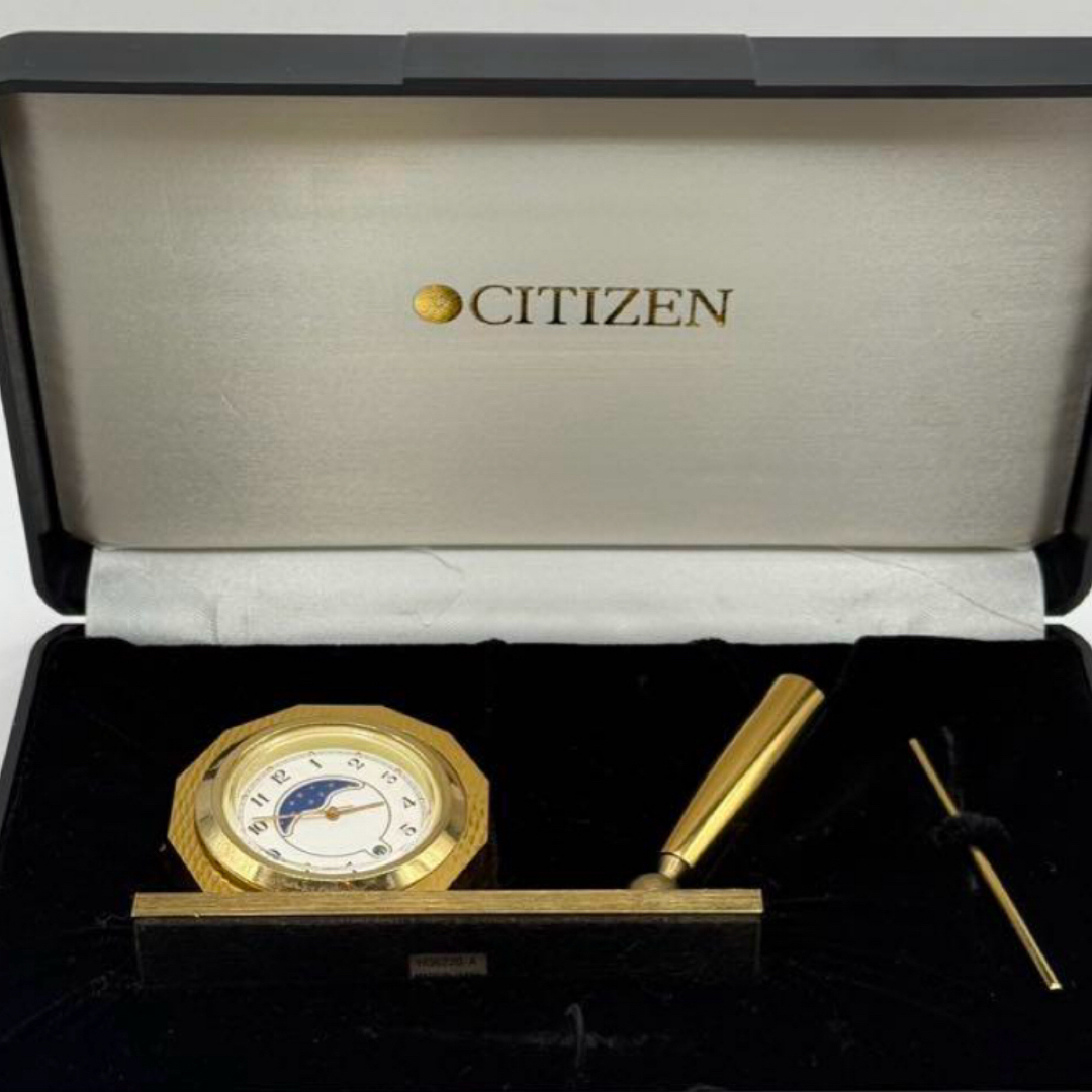 CITIZEN - CITIZEN 八角形置時計の通販 by meow 's shop CITIZEN - CITIZEN 八角形置時計の通販 by meow 's shop