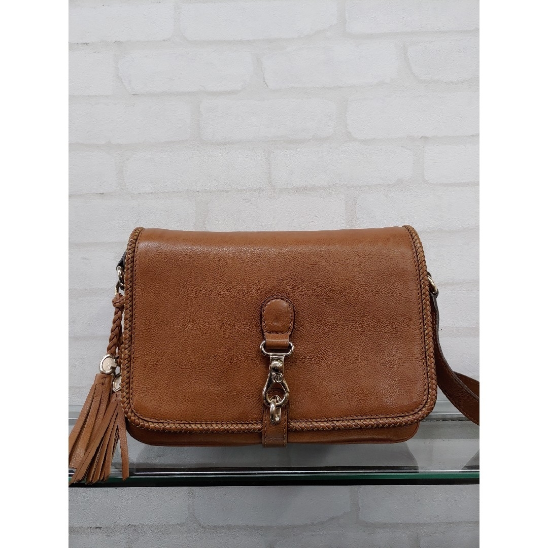 GUCCI - GUCCI グッチ マラケシュ レザー タッセル ショルダー GUCCI - GUCCI グッチ マラケシュ レザー タッセル ショルダー