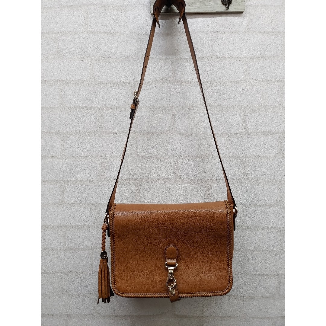 GUCCI - GUCCI グッチ マラケシュ レザー タッセル ショルダー GUCCI - GUCCI グッチ マラケシュ レザー タッセル ショルダー