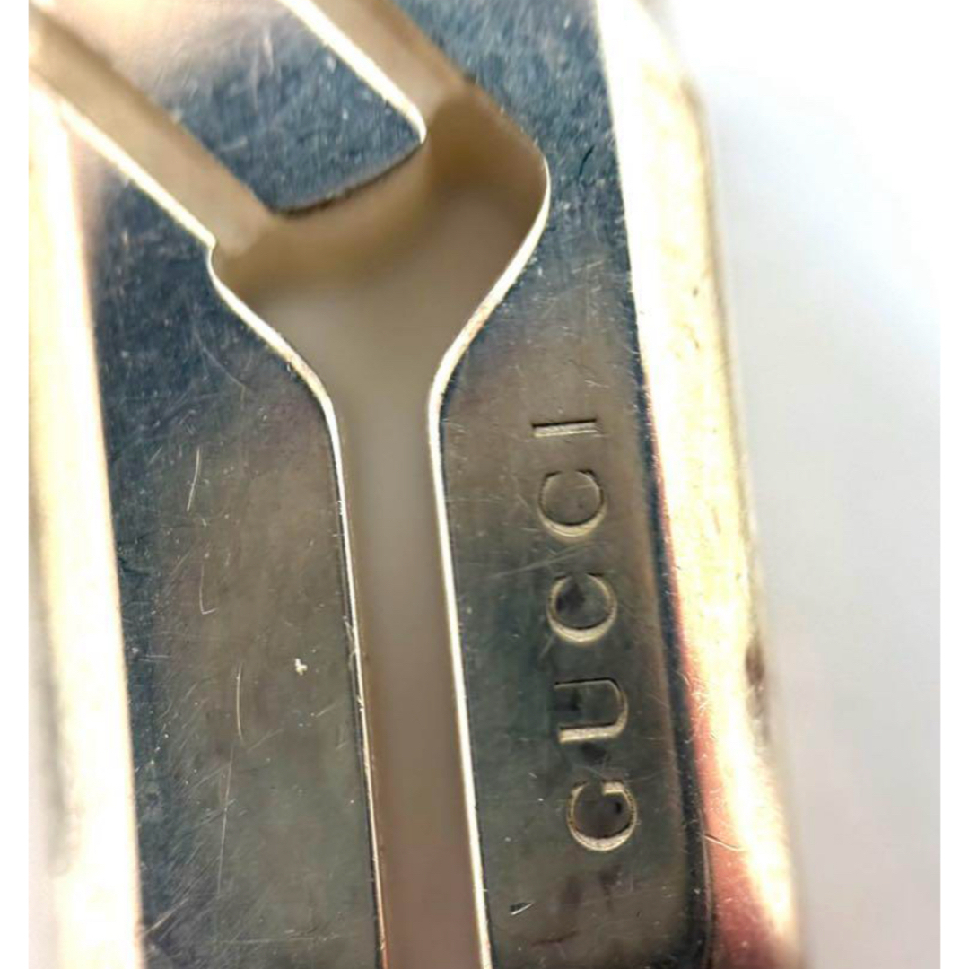 GUCCI - GUCCI シルバー ノット インフィニティ ネックレスの GUCCI - GUCCI シルバー ノット インフィニティ ネックレスの