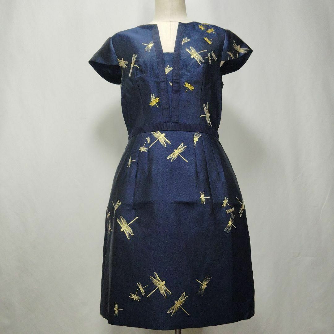 TED BAKER - TED BAKER テッドベイカー ワンピース とんぼ柄 TED BAKER - TED BAKER テッドベイカー ワンピース とんぼ柄