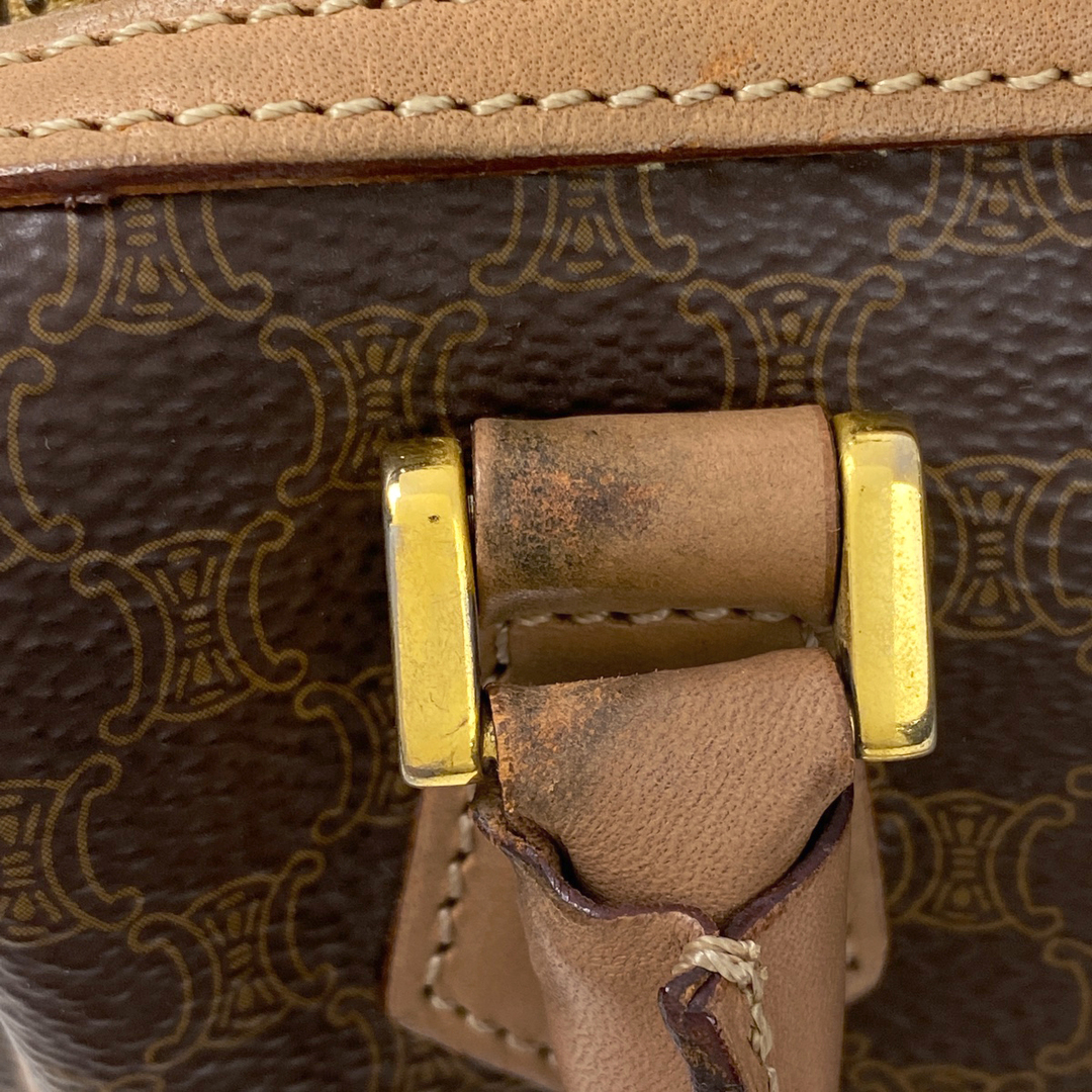 CELINE - 【在庫一掃】 セリーヌ マカダム柄 ミニ ハンドバッグ CELINE - 【在庫一掃】 セリーヌ マカダム柄 ミニ ハンドバッグ