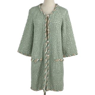 CHANEL - CHANEL グリポアボタン アルパカウール マルチカラー CHANEL - CHANEL グリポアボタン アルパカウール マルチカラー