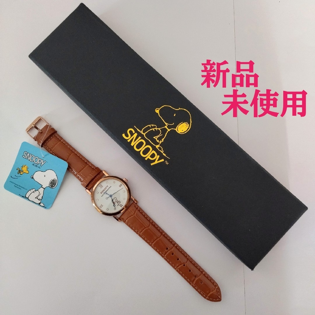 SNOOPY - スヌーピー スワロフスキー 腕時計 スヌーピー&ウッド SNOOPY - スヌーピー スワロフスキー 腕時計 スヌーピー&ウッド