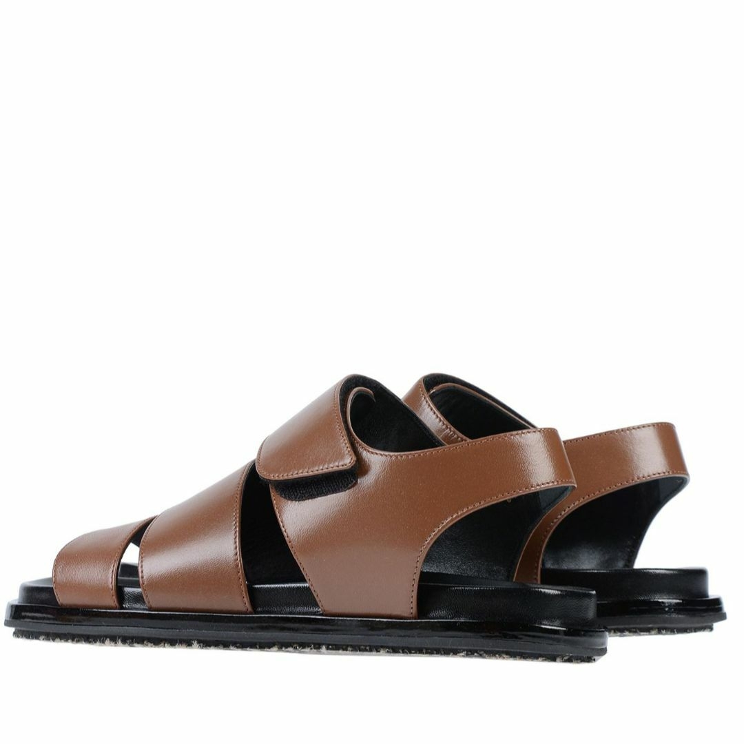 MARNI - マルニ レザーベルクロフスベッドサンダル36【箱潰れ MARNI - マルニ レザーベルクロフスベッドサンダル36【箱潰れ