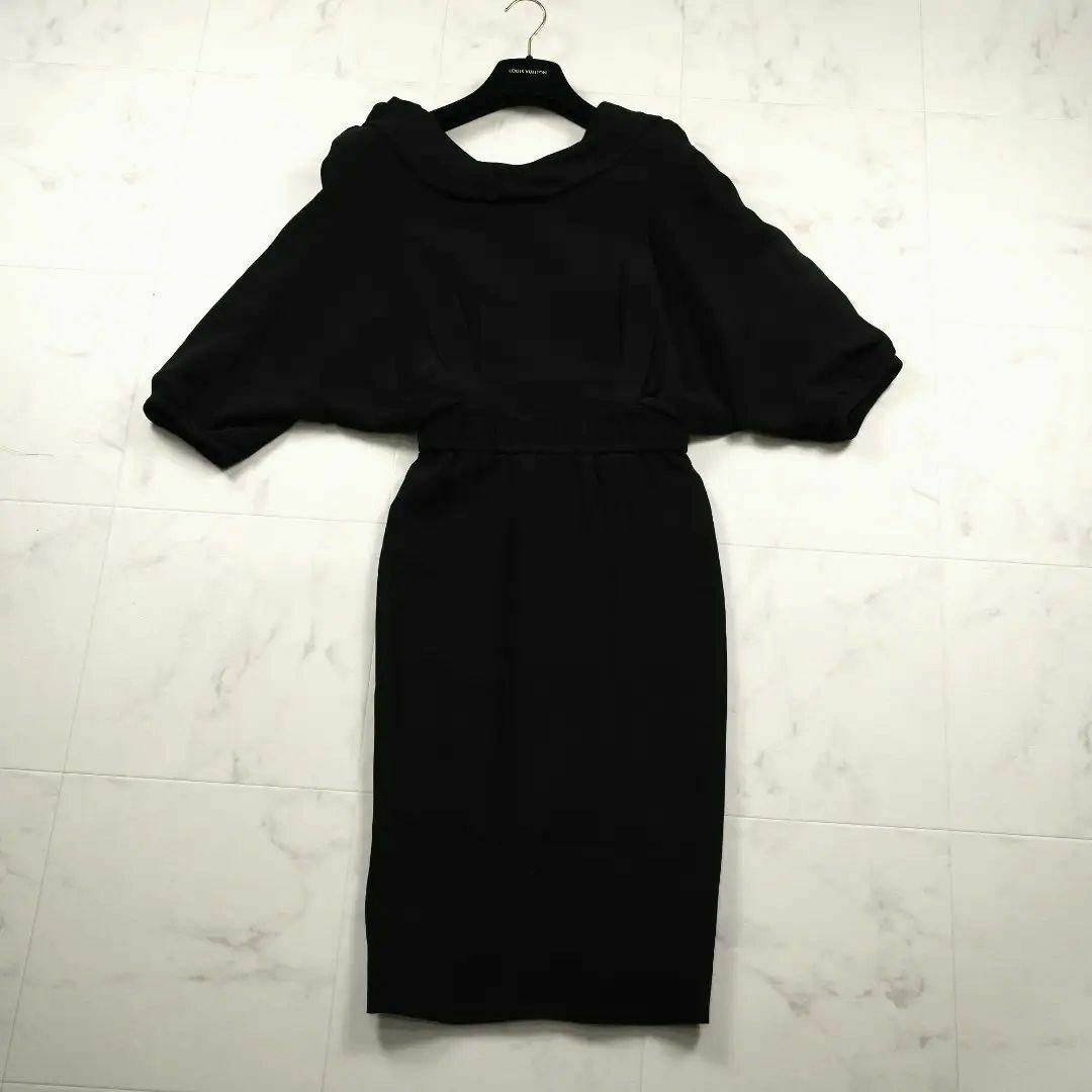 LOUIS VUITTON - 美品 LOUIS VUITTON ワンピース ブラック #36 LOUIS VUITTON - 美品 LOUIS VUITTON ワンピース ブラック #36