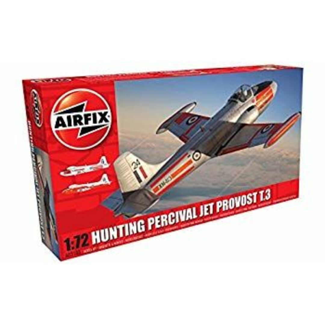 (未使用・未開封品) エアフィックス 1/72 イギリス空軍 練習機 ハンティング・パーシヴァル ジェット プロヴォストT.3 プラモデル X2103 df5ndr3 エンタメ/ホビーのおもちゃ/ぬいぐるみ(模型/プラモデル)の商品写真