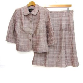 leilian - レリアン スーツ セットアップ 上下セット 大きい leilian - レリアン スーツ セットアップ 上下セット 大きい