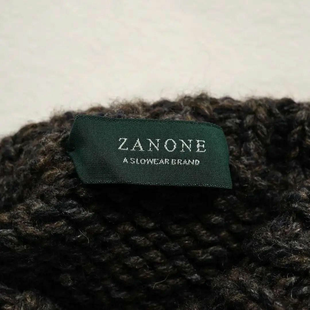 ZANONE - 美品 ZANONE セーター ブラウン系 #50 羊毛 ハイネック ZANONE - 美品 ZANONE セーター ブラウン系 #50 羊毛 ハイネック
