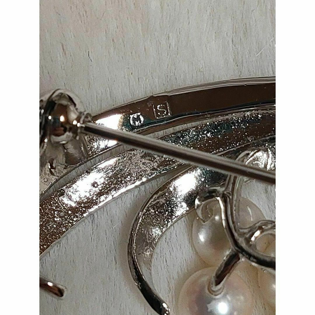 MIKIMOTO - 美品 ミキモト ブローチ silver ベビーパール 4〜5mm MIKIMOTO - 美品 ミキモト ブローチ silver ベビーパール 4〜5mm