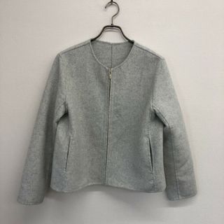 ミッシェルクラン(MICHEL KLEIN)の【MICHEL KLEIN】ミッシェルクラン ジャンパー ブルゾン フルジップブルゾン アウター 38 グレー系(その他)