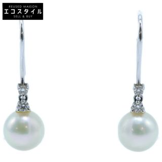 新しいスタイル MIKIMOTO - ダイヤ サファイア0.60ct ピアス サークル ミキモト イヤリング、ピアス