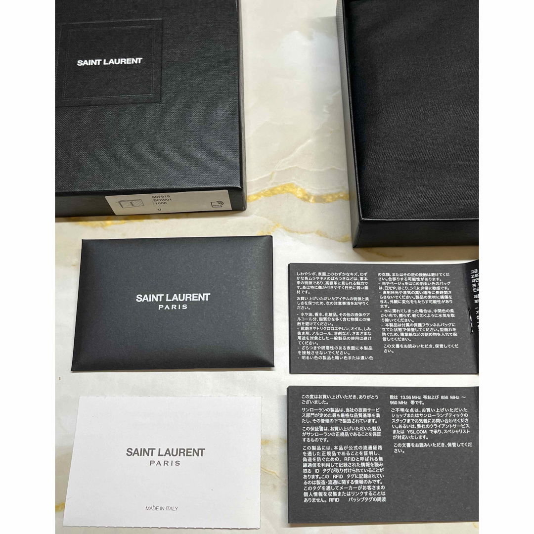 SAINT LAURENT - 【新品未使用】サンローラン カードケース SAINT LAURENT - 【新品未使用】サンローラン カードケース