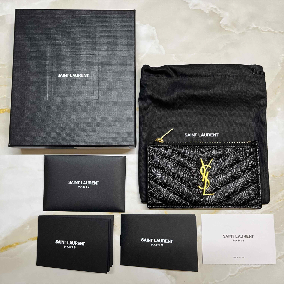 SAINT LAURENT - 【新品未使用】サンローラン カードケース SAINT LAURENT - 【新品未使用】サンローラン カードケース