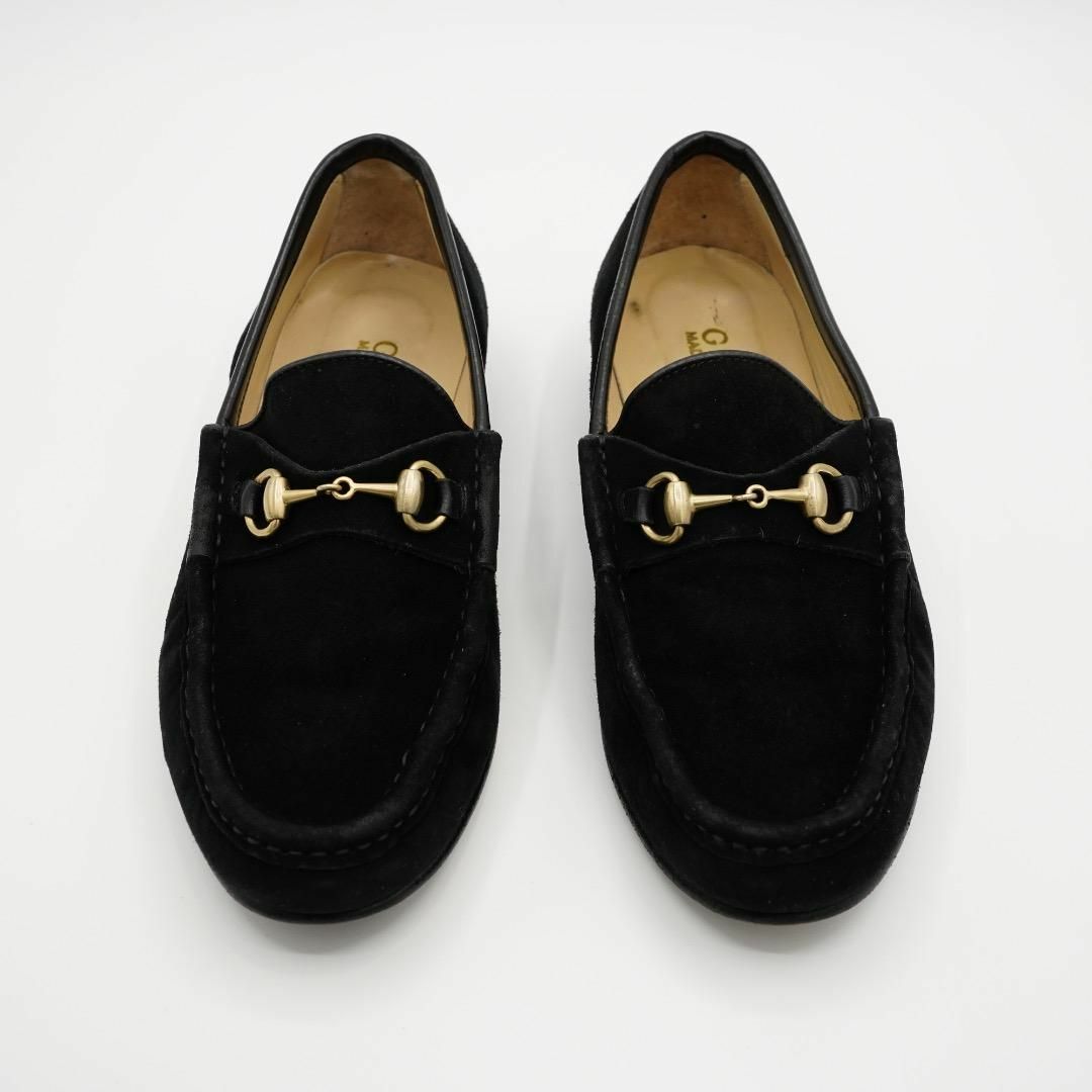 GUCCI - GUCCI ローファー スエード ブラック #34 1/2の通販 by GUCCI - GUCCI ローファー スエード ブラック #34 1/2の通販 by