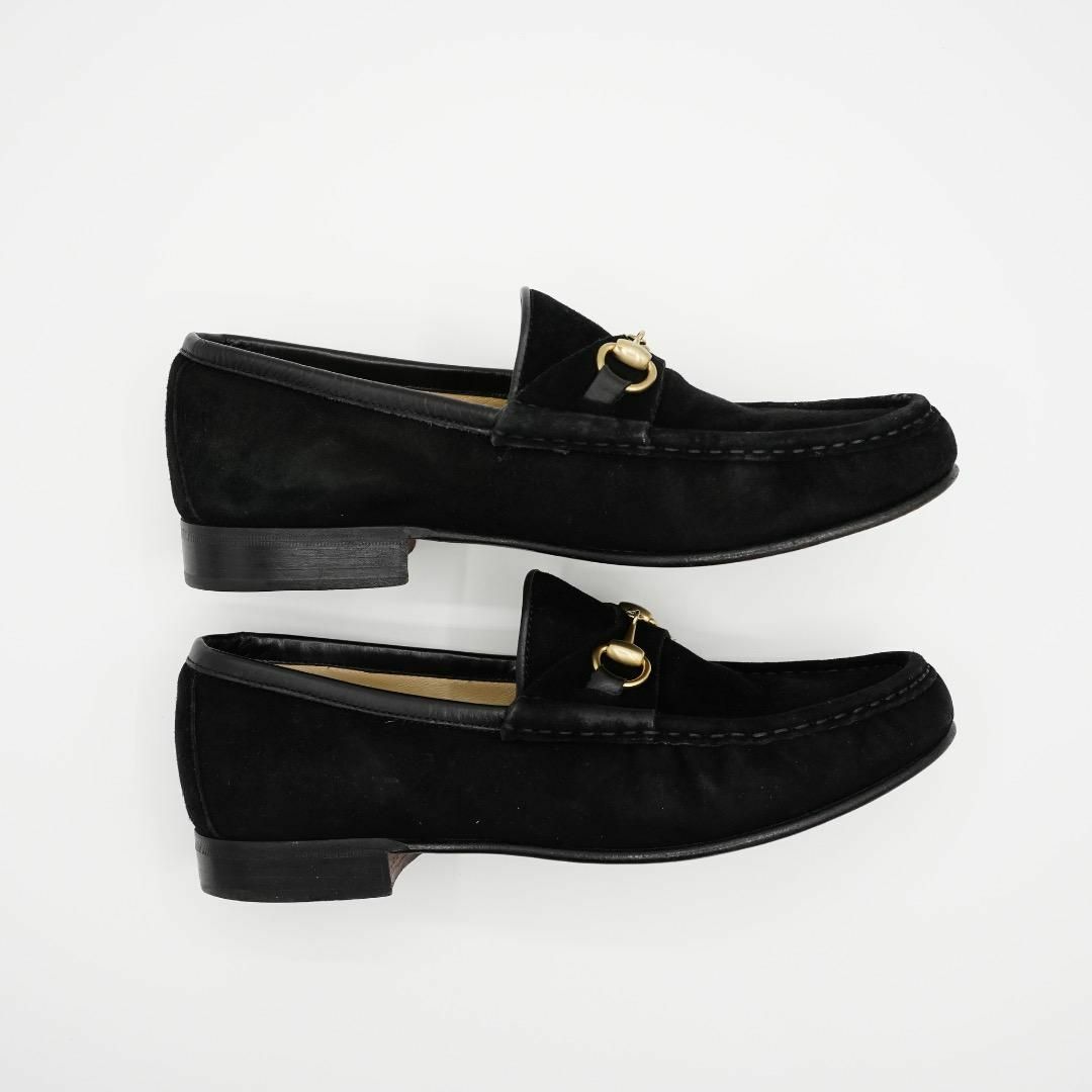 GUCCI - GUCCI ローファー スエード ブラック #34 1/2の通販 by GUCCI - GUCCI ローファー スエード ブラック #34 1/2の通販 by