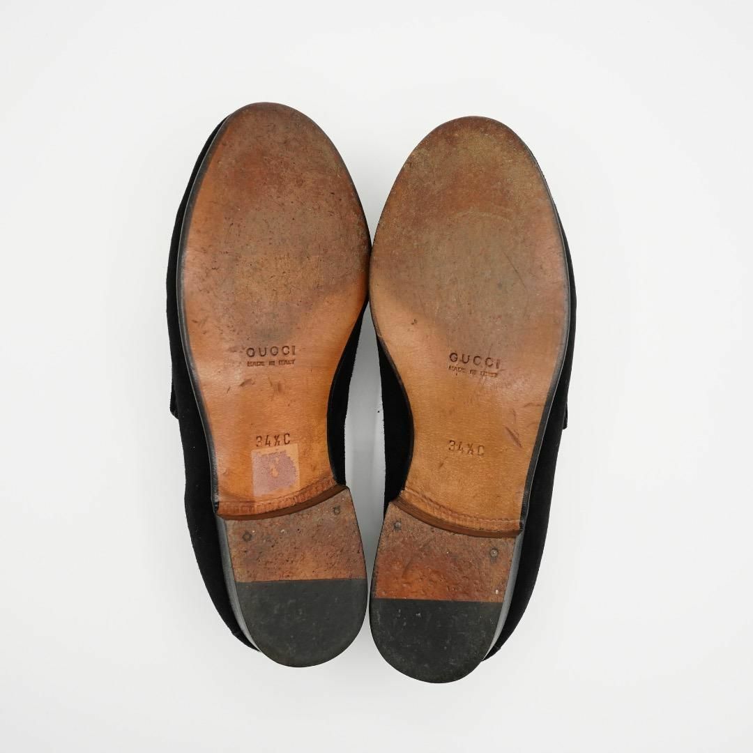 GUCCI - GUCCI ローファー スエード ブラック #34 1/2の通販 by GUCCI - GUCCI ローファー スエード ブラック #34 1/2の通販 by
