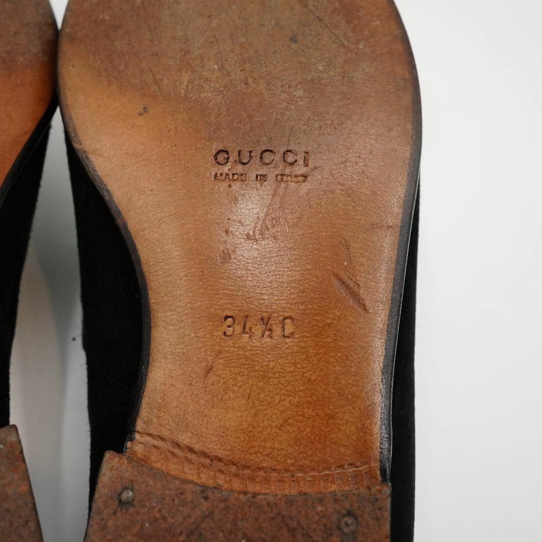 GUCCI - GUCCI ローファー スエード ブラック #34 1/2の通販 by GUCCI - GUCCI ローファー スエード ブラック #34 1/2の通販 by