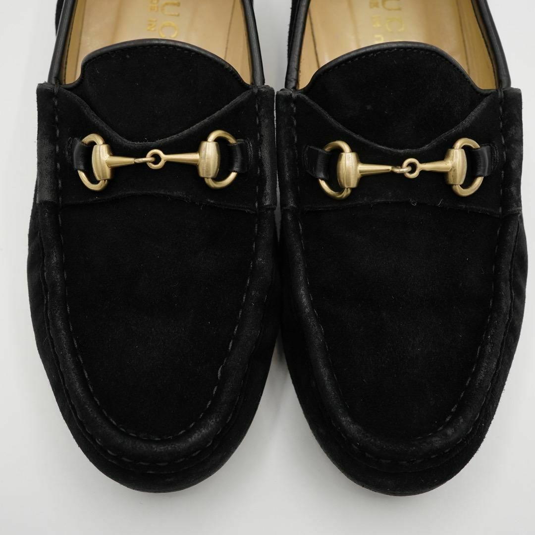 GUCCI - GUCCI ローファー スエード ブラック #34 1/2の通販 by GUCCI - GUCCI ローファー スエード ブラック #34 1/2の通販 by