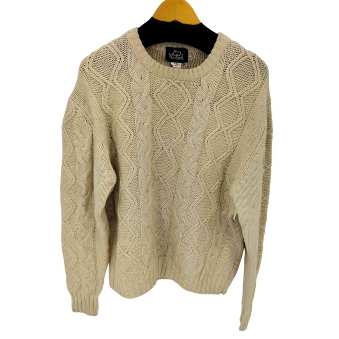 WOOLRICH - WOOLRICH(ウールリッチ) 80S ウールケーブルニット WOOLRICH - WOOLRICH(ウールリッチ) 80S ウールケーブルニット
