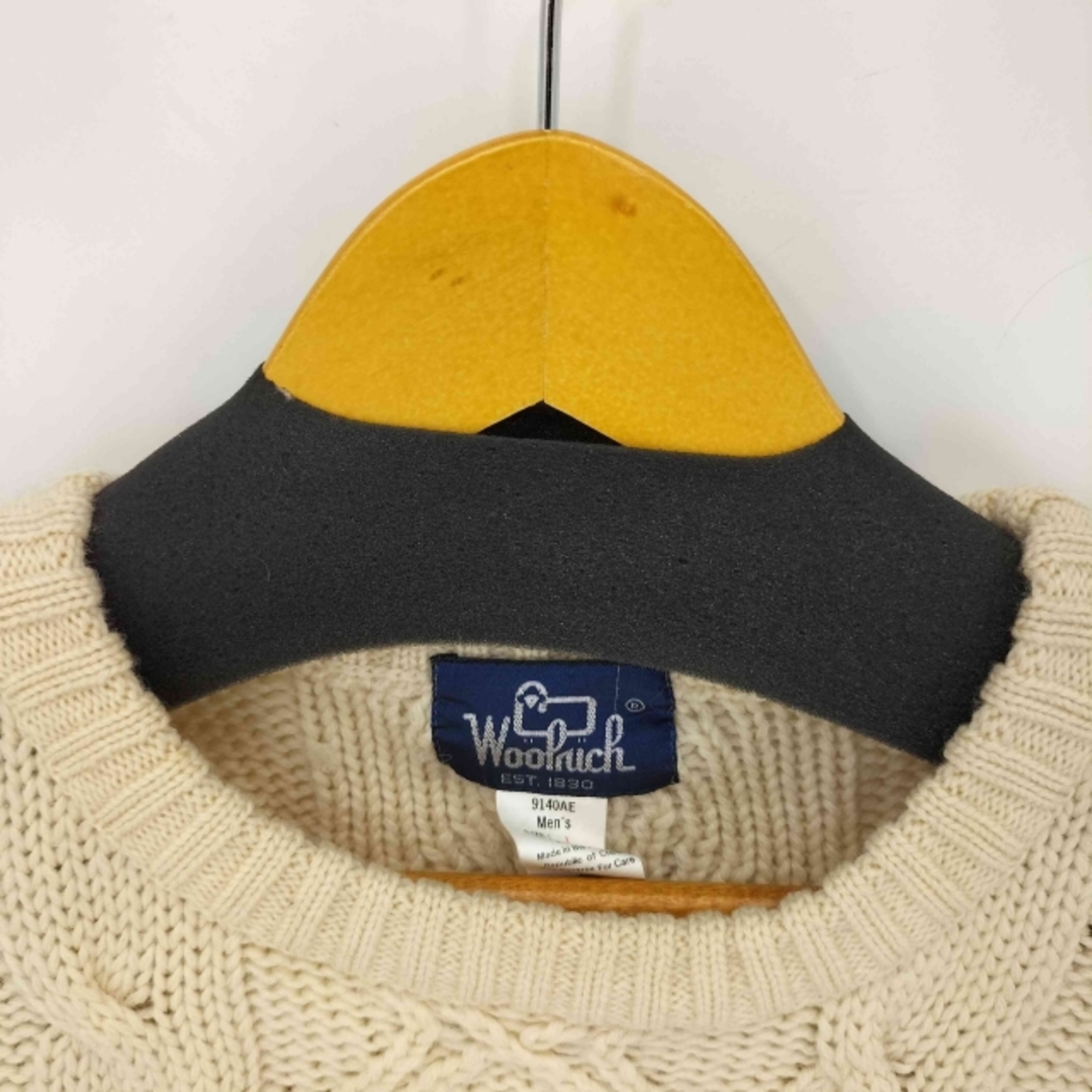 WOOLRICH - WOOLRICH(ウールリッチ) 80S ウールケーブルニット WOOLRICH - WOOLRICH(ウールリッチ) 80S ウールケーブルニット