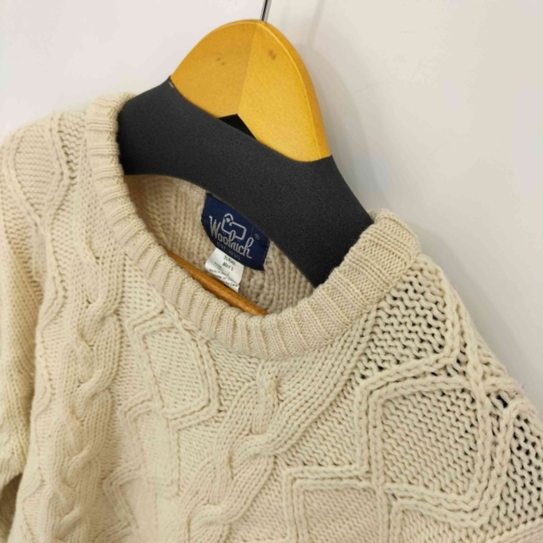 WOOLRICH - WOOLRICH(ウールリッチ) 80S ウールケーブルニット WOOLRICH - WOOLRICH(ウールリッチ) 80S ウールケーブルニット