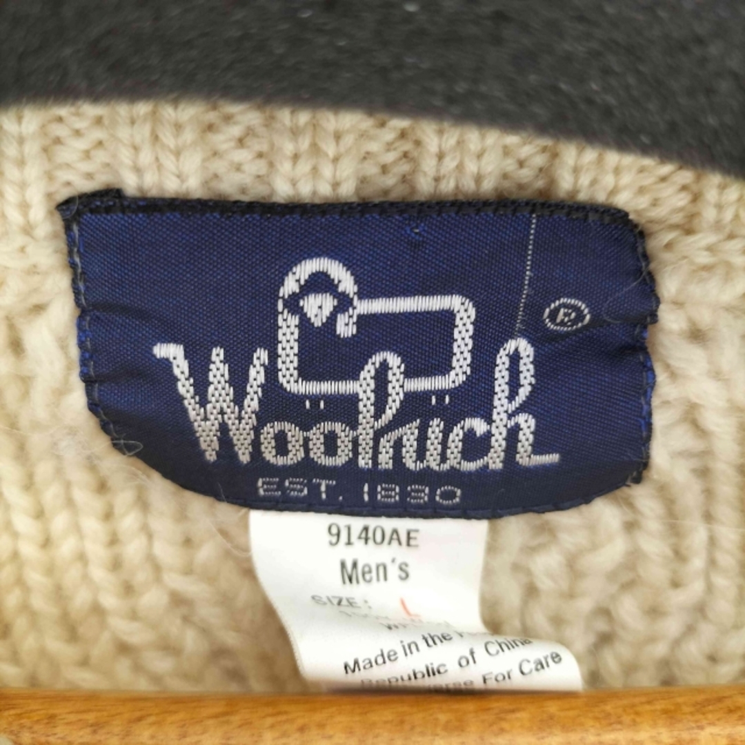 WOOLRICH - WOOLRICH(ウールリッチ) 80S ウールケーブルニット WOOLRICH - WOOLRICH(ウールリッチ) 80S ウールケーブルニット