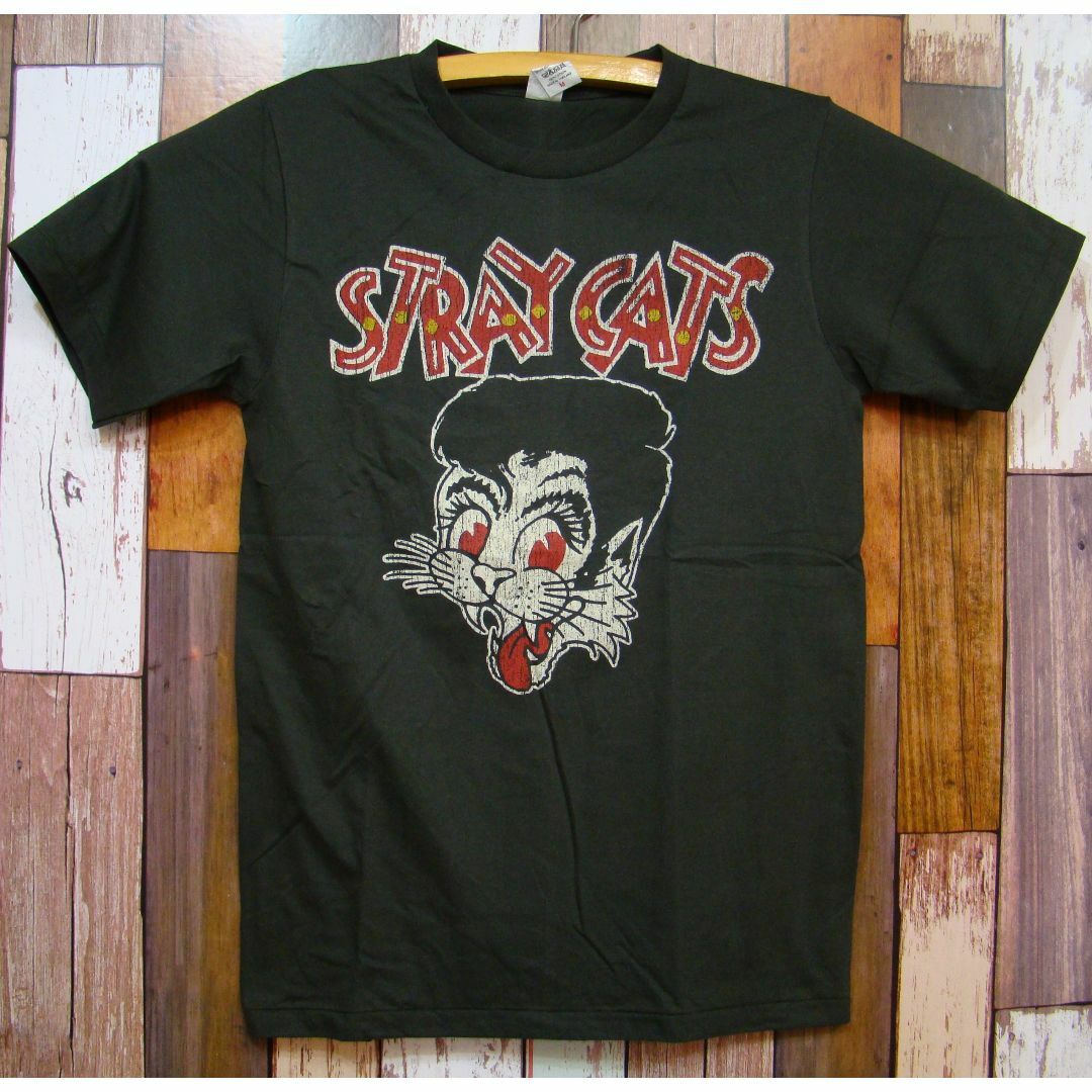 L☆新品 ストレイ・キャッツ【Stray Cats】バンドTシャツBunnyの L☆新品 ストレイ・キャッツ【Stray Cats】バンドTシャツBunnyの