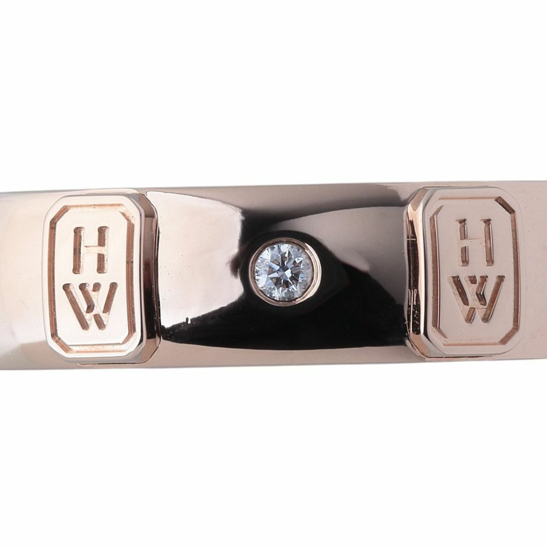 HARRY WINSTON - ハリーウィンストン HWロゴ バンド リング 1PD HARRY WINSTON - ハリーウィンストン HWロゴ バンド リング 1PD