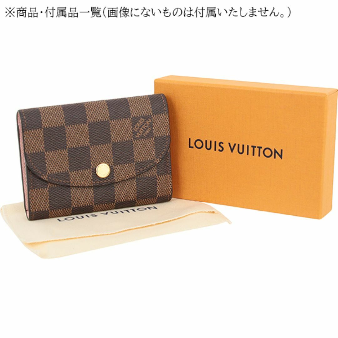 LOUIS VUITTON - ルイヴィトン ポルトモネロザリ ダミエ ローズ LOUIS VUITTON - ルイヴィトン ポルトモネロザリ ダミエ ローズ