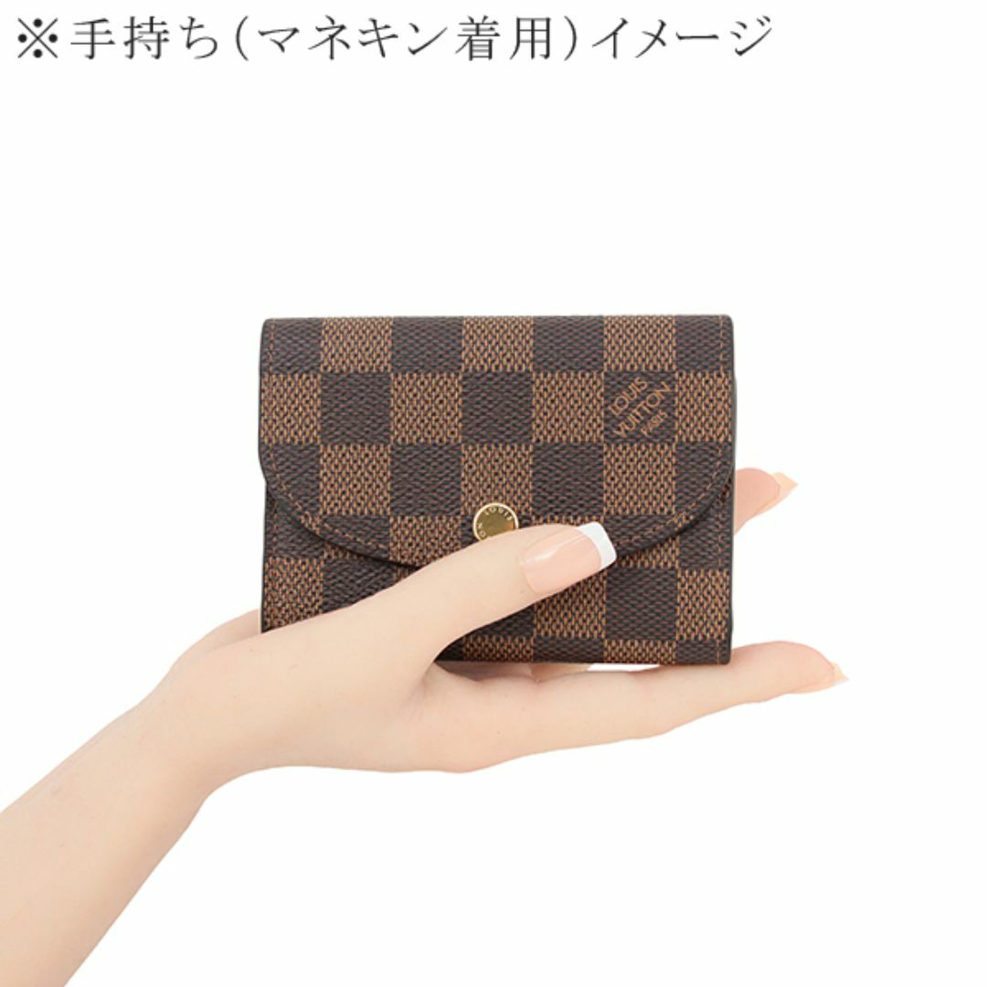 LOUIS VUITTON - ルイヴィトン ポルトモネロザリ ダミエ ローズ LOUIS VUITTON - ルイヴィトン ポルトモネロザリ ダミエ ローズ