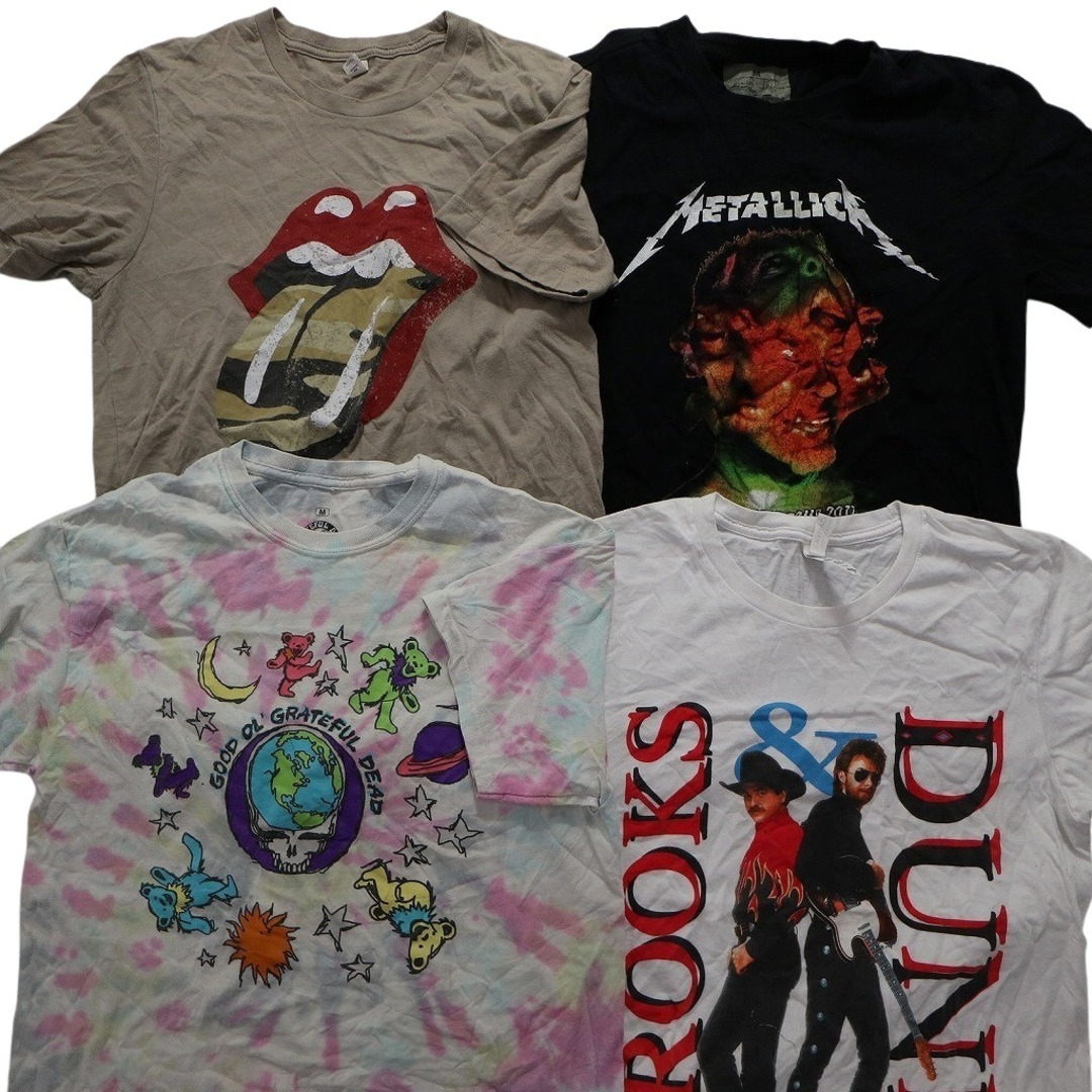 古着卸 まとめ売り 音楽・バンド 半袖Tシャツ 16枚セット 古着卸 まとめ売り 音楽・バンド 半袖Tシャツ 16枚セット